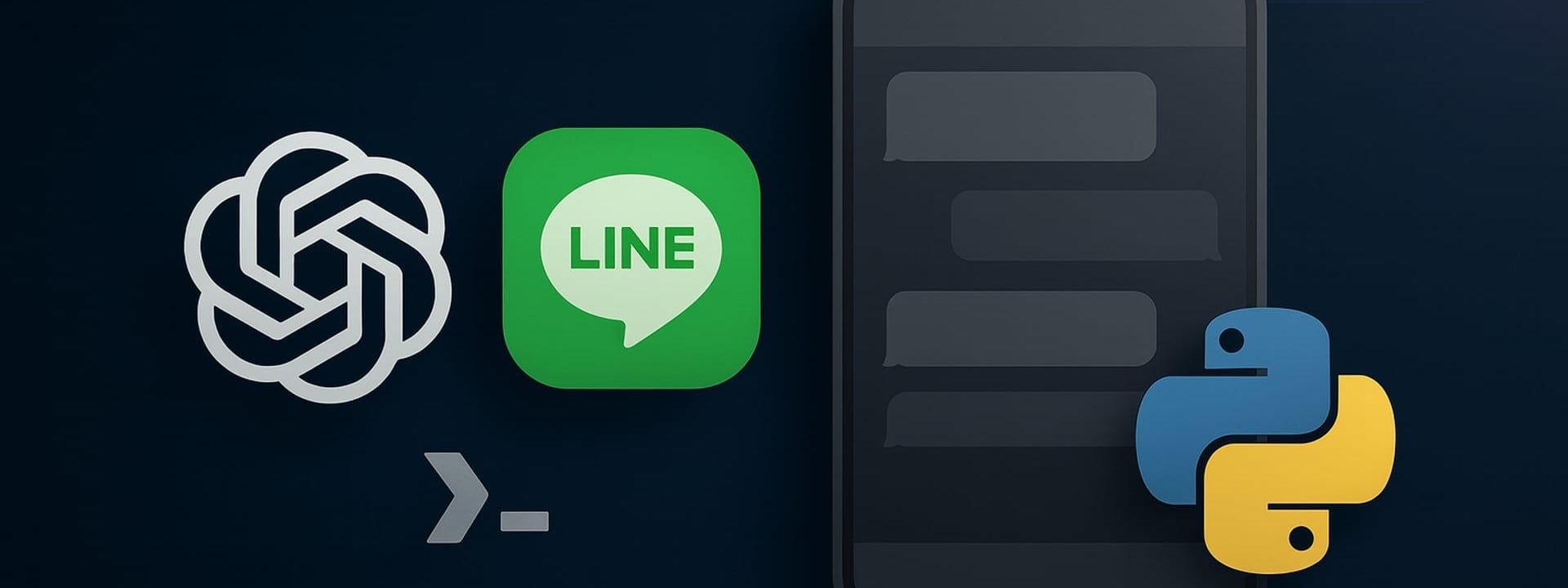 【ChatGPT x LINEBot】Python で chatGPT の LINEBot を作ってみた（サーバー不要）